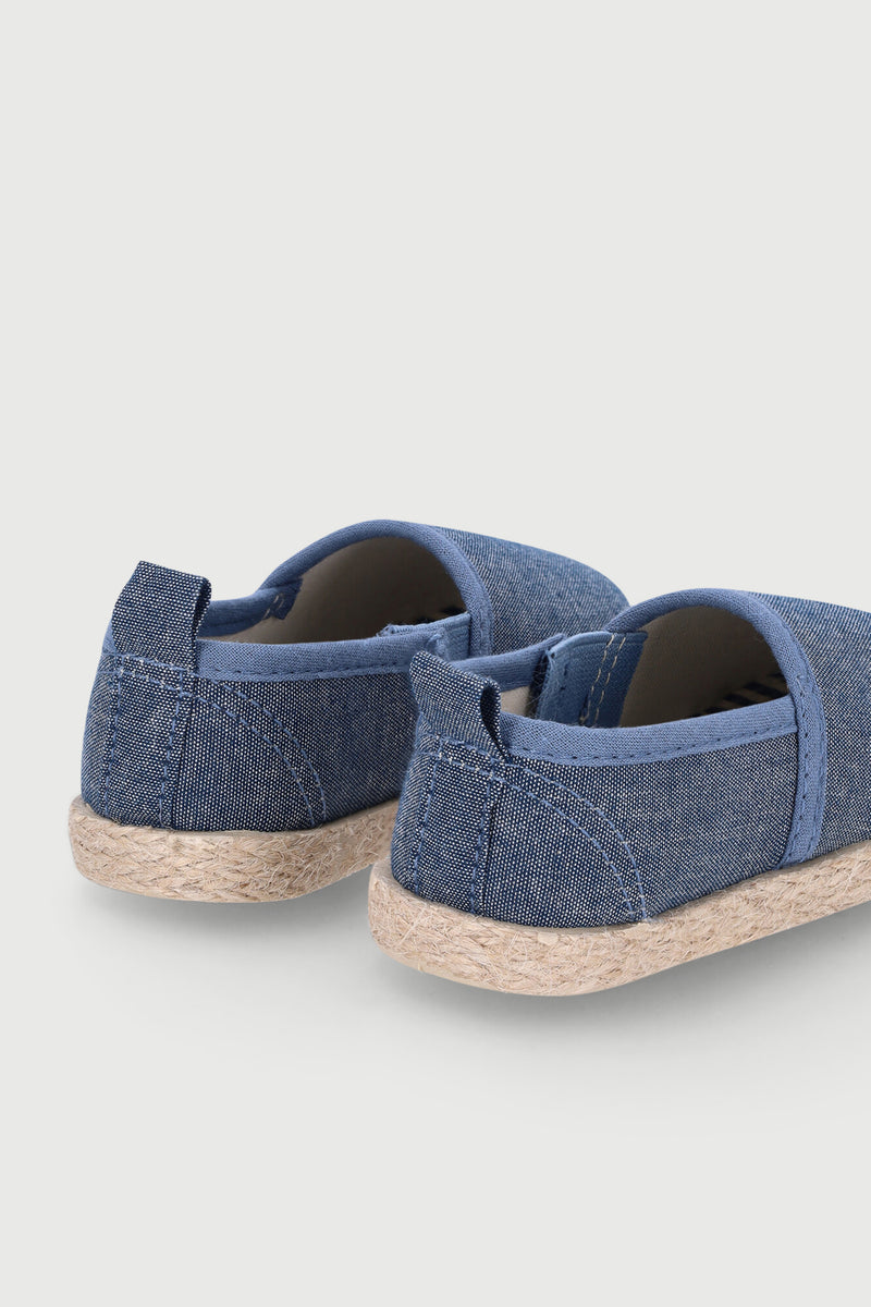 Pre-Boys Chambray Espadrille Sandal - Blue