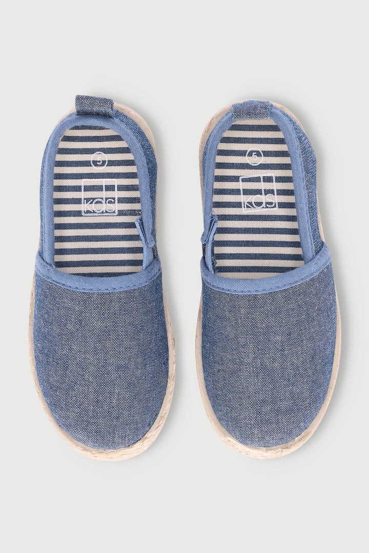 Pre-Boys Chambray Espadrille Sandal - Blue