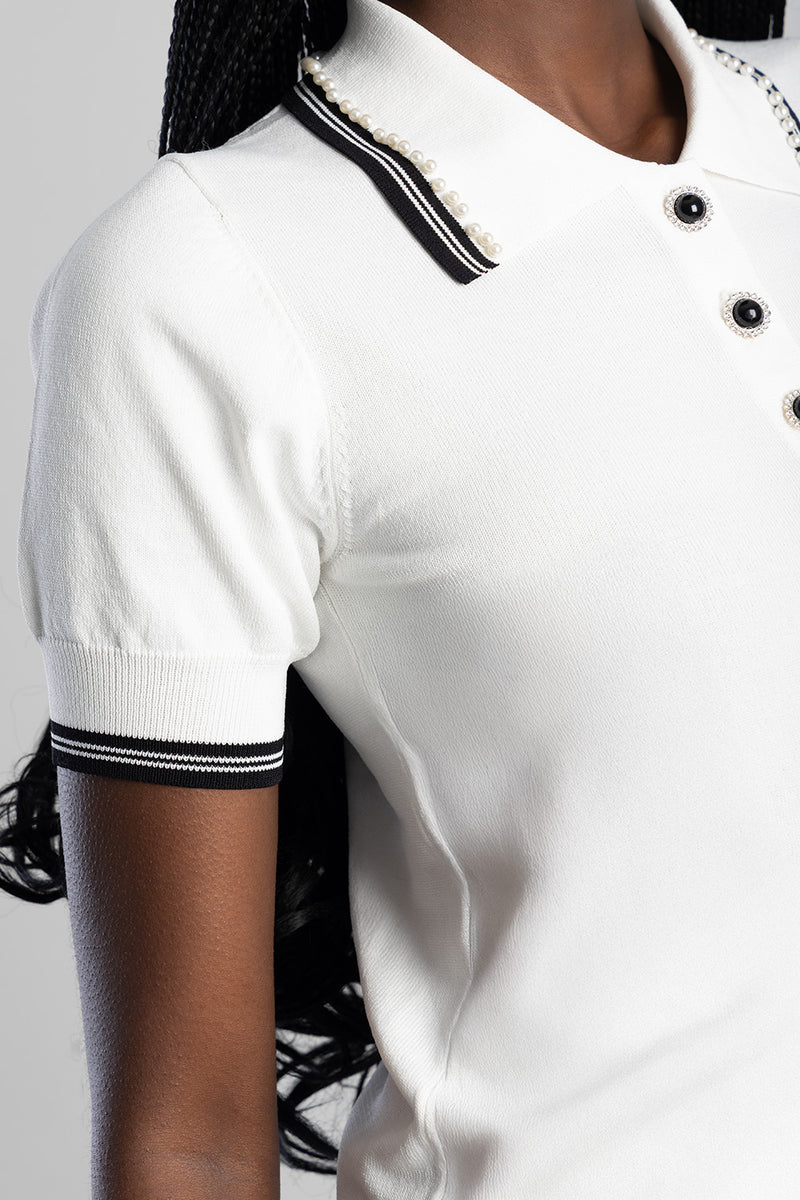 Knitted Golfer - Off White