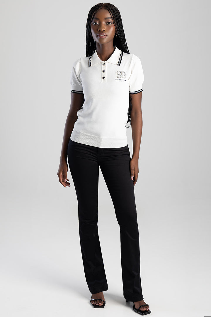 Knitted Golfer - Off White