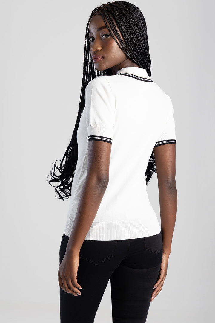 Knitted Golfer - Off White