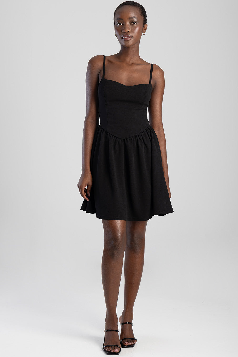 Scuba Mini Dress - Black