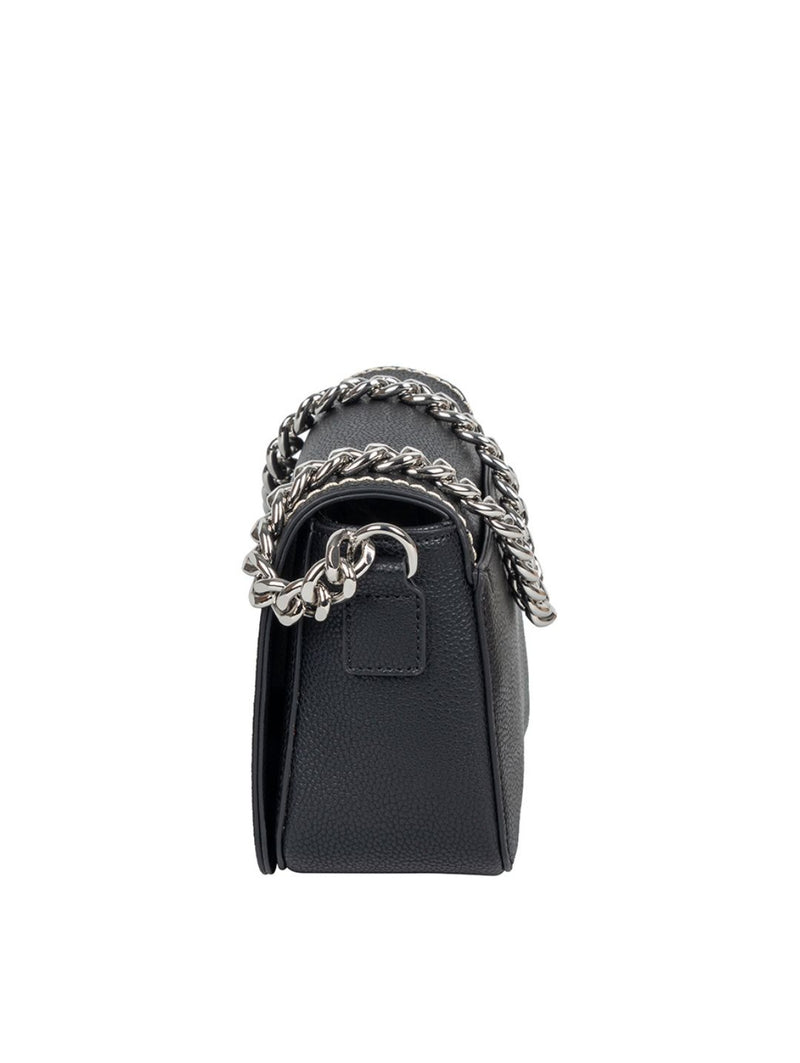Skye Flapover Sling Bag - Black