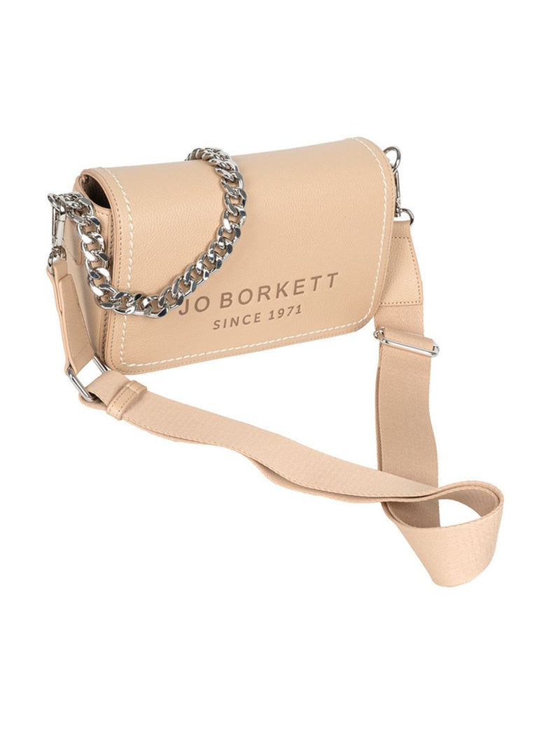 Skye Flapover Sling Bag - Taupe