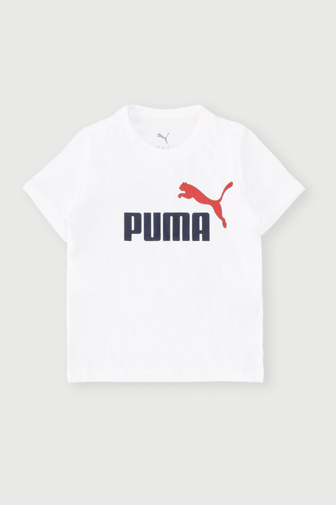 Pre-Boys Essential 2 Logo 1 Tee - White