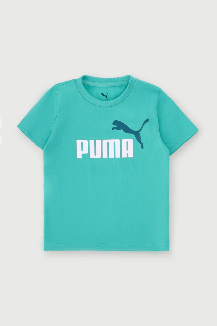 Pre-Boys Esssential 2 Logo 1 Tee - Green