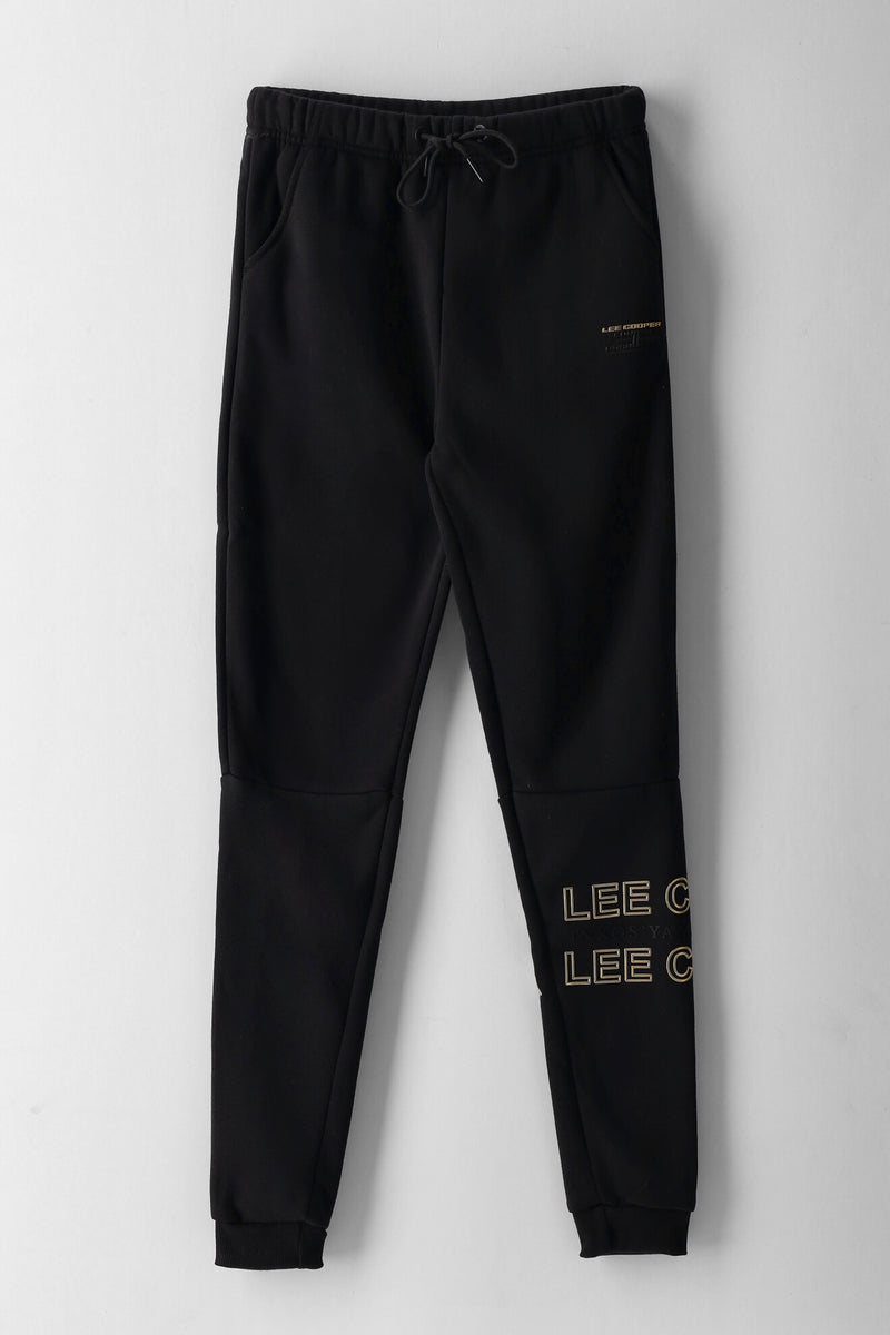 Boys Nkosi Fleece Jogger - Black