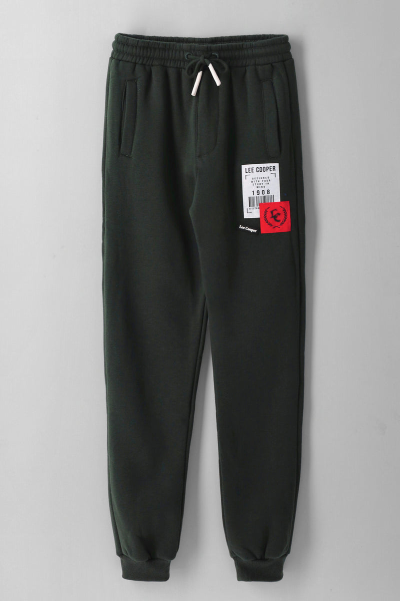 Leon Fleece Jogger - Olive