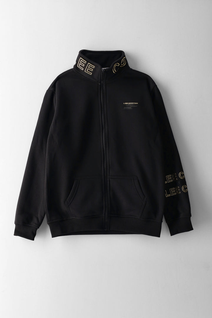 Boys Nkosi Fleece Zip Through Jacket - Black