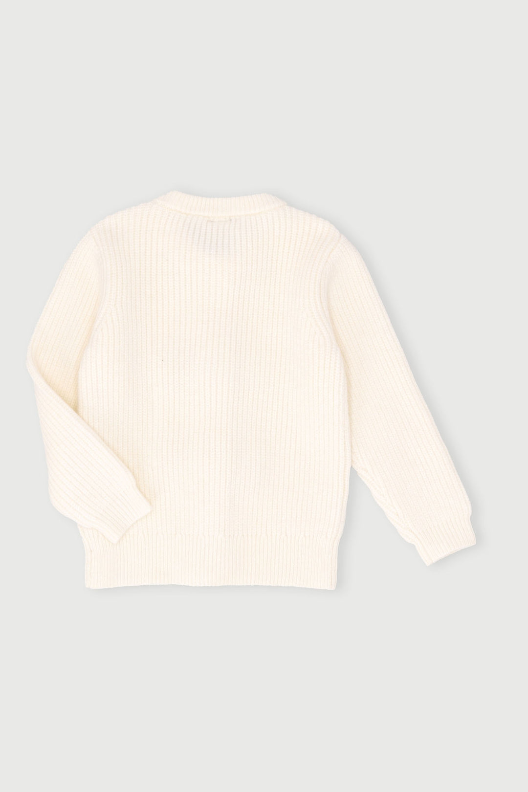 Pre-Girls Big Bow Jersey - Cream