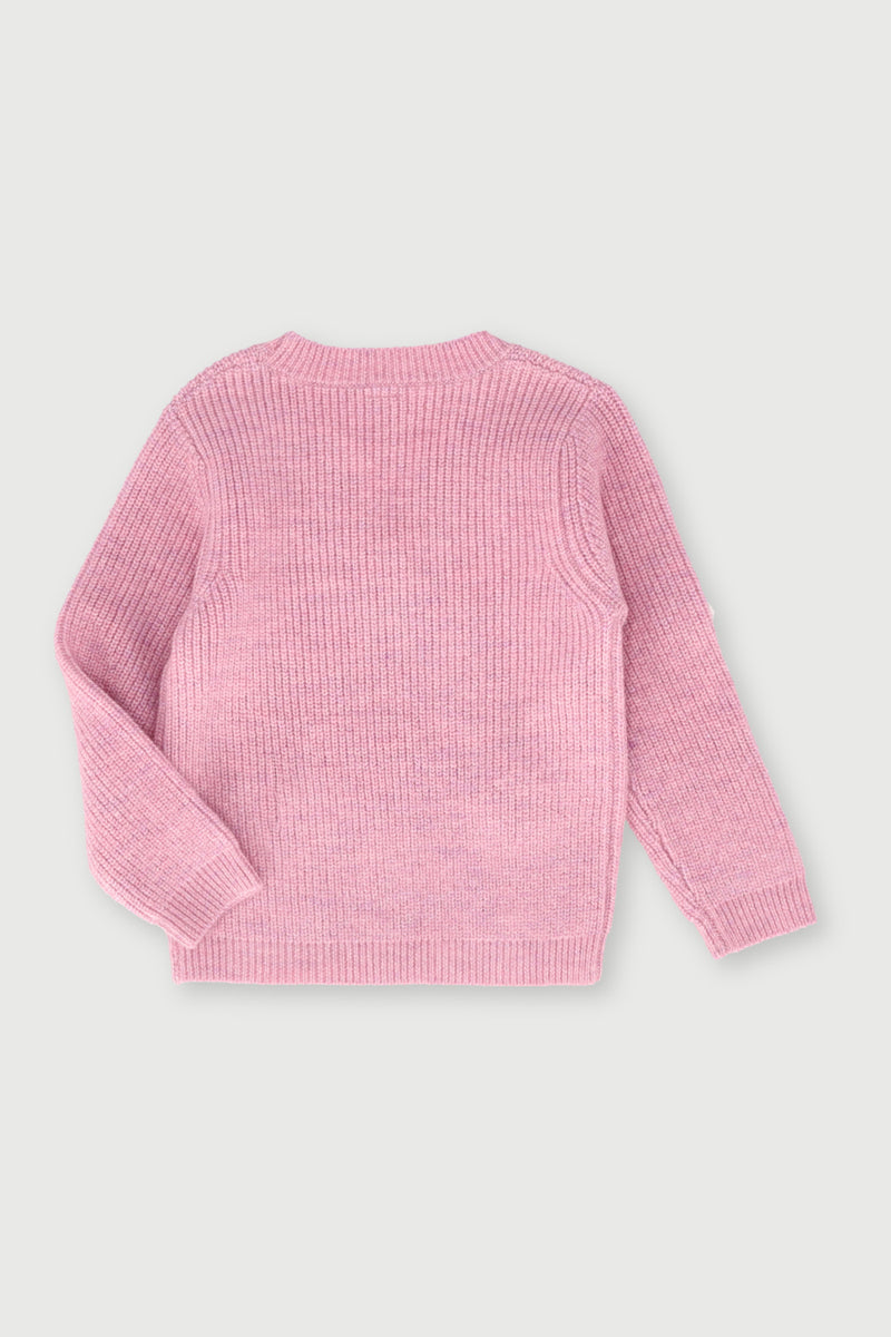 Pre-Girls Base Flower Jersey - Pink