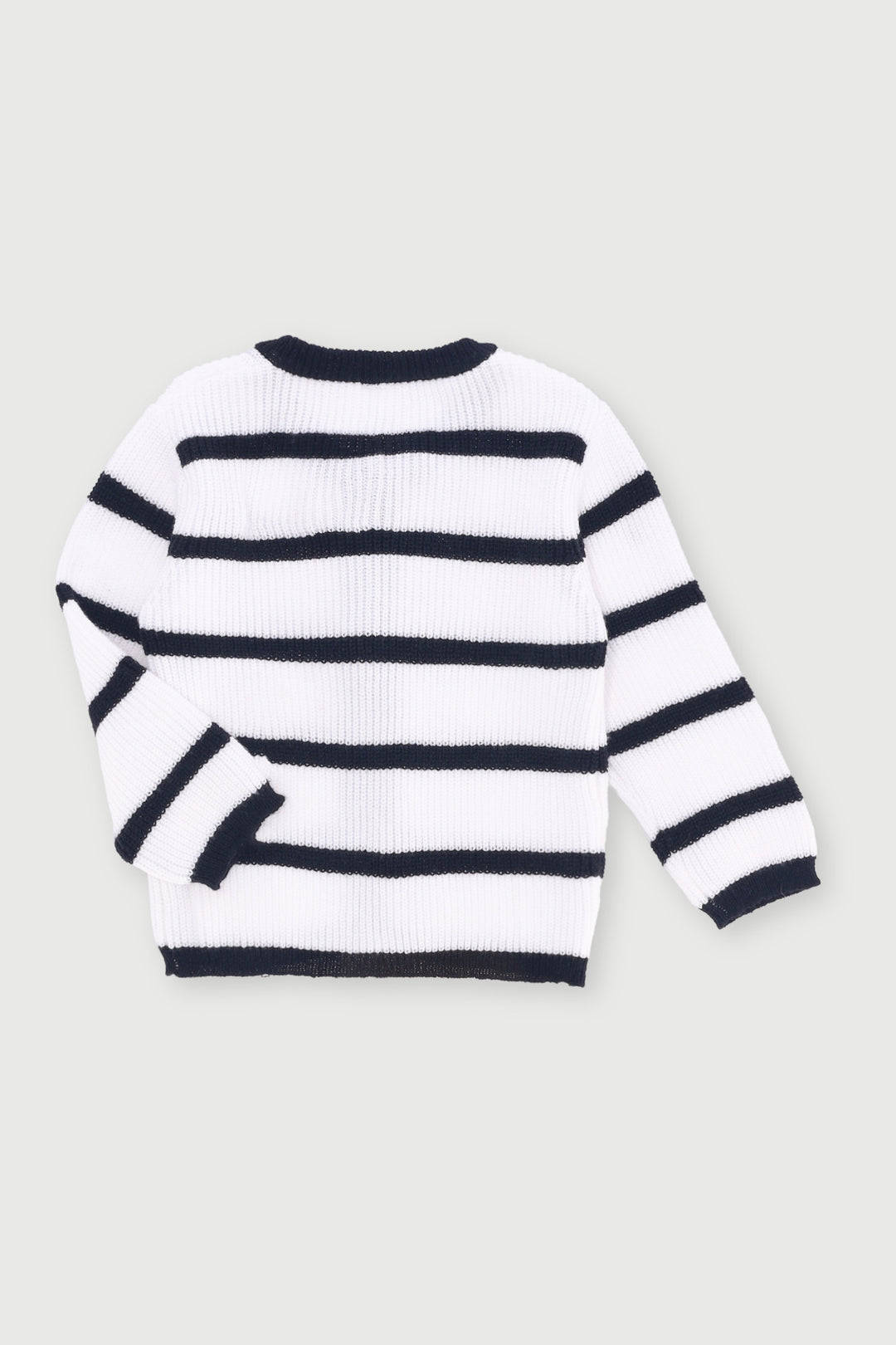 Pre-Girls Stripe Bow Jersey - Black