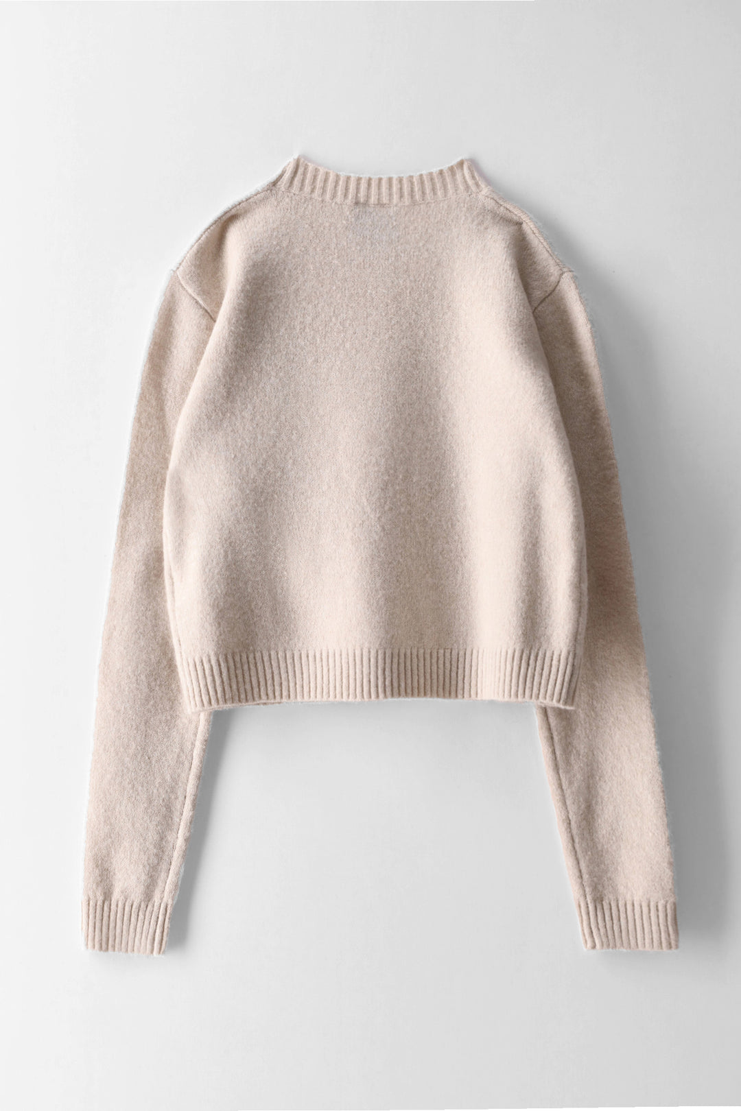 Girls Embroidered Pullover - Oatmeal
