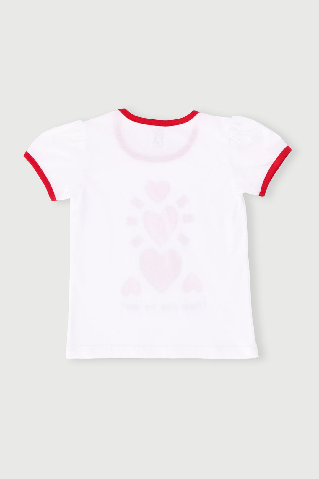 Pre-Girls Valentines Tee -White