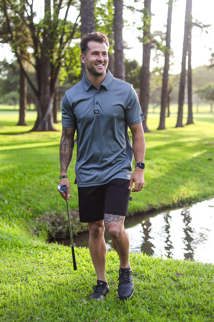 Iconic Plain Golfer - Dark Grey