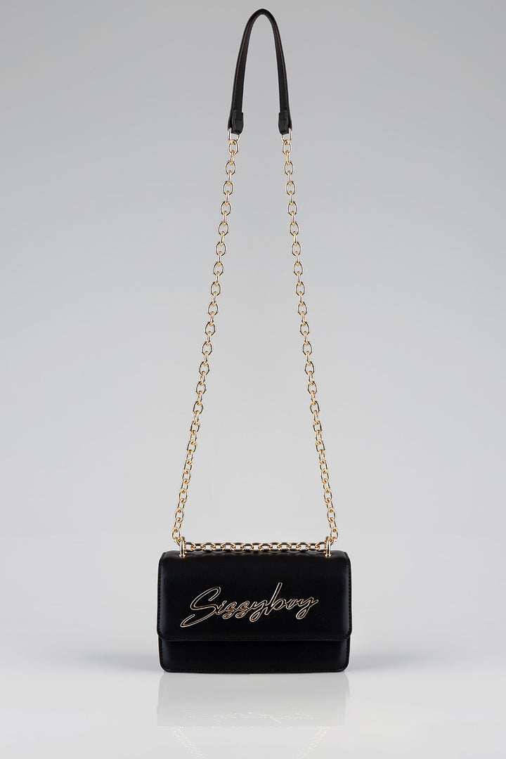 Structured Crossbody Bag - Black