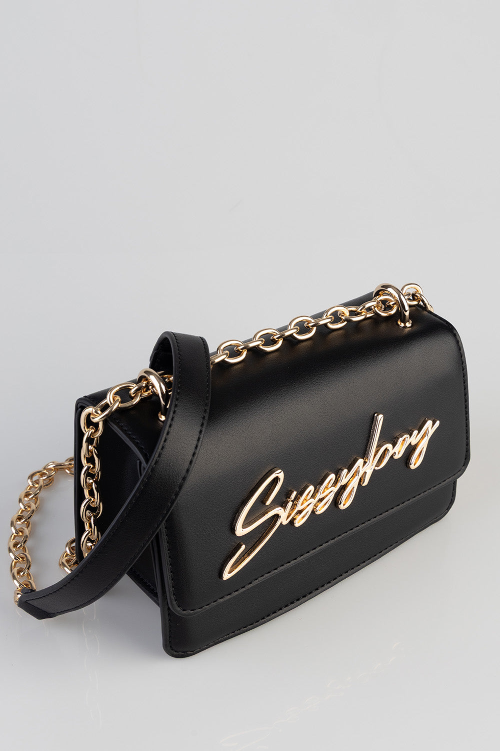 Structured Crossbody Bag - Black