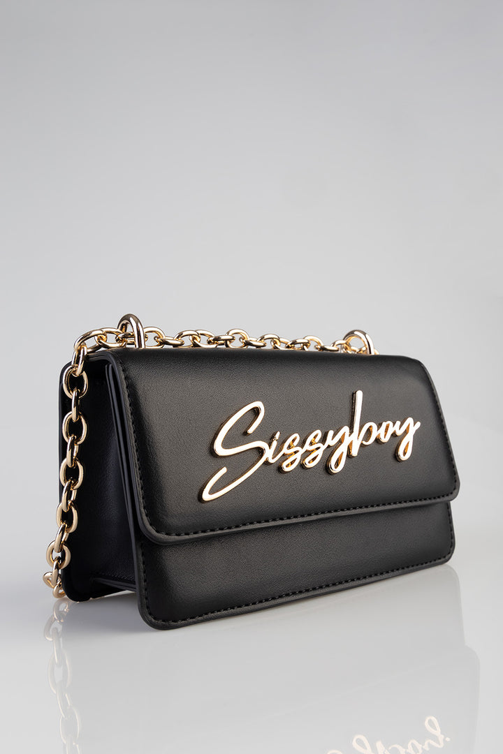Structured Crossbody Bag - Black