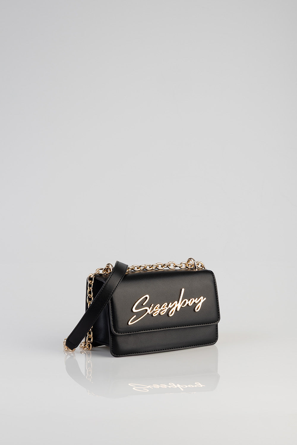 Structured Crossbody Bag - Black
