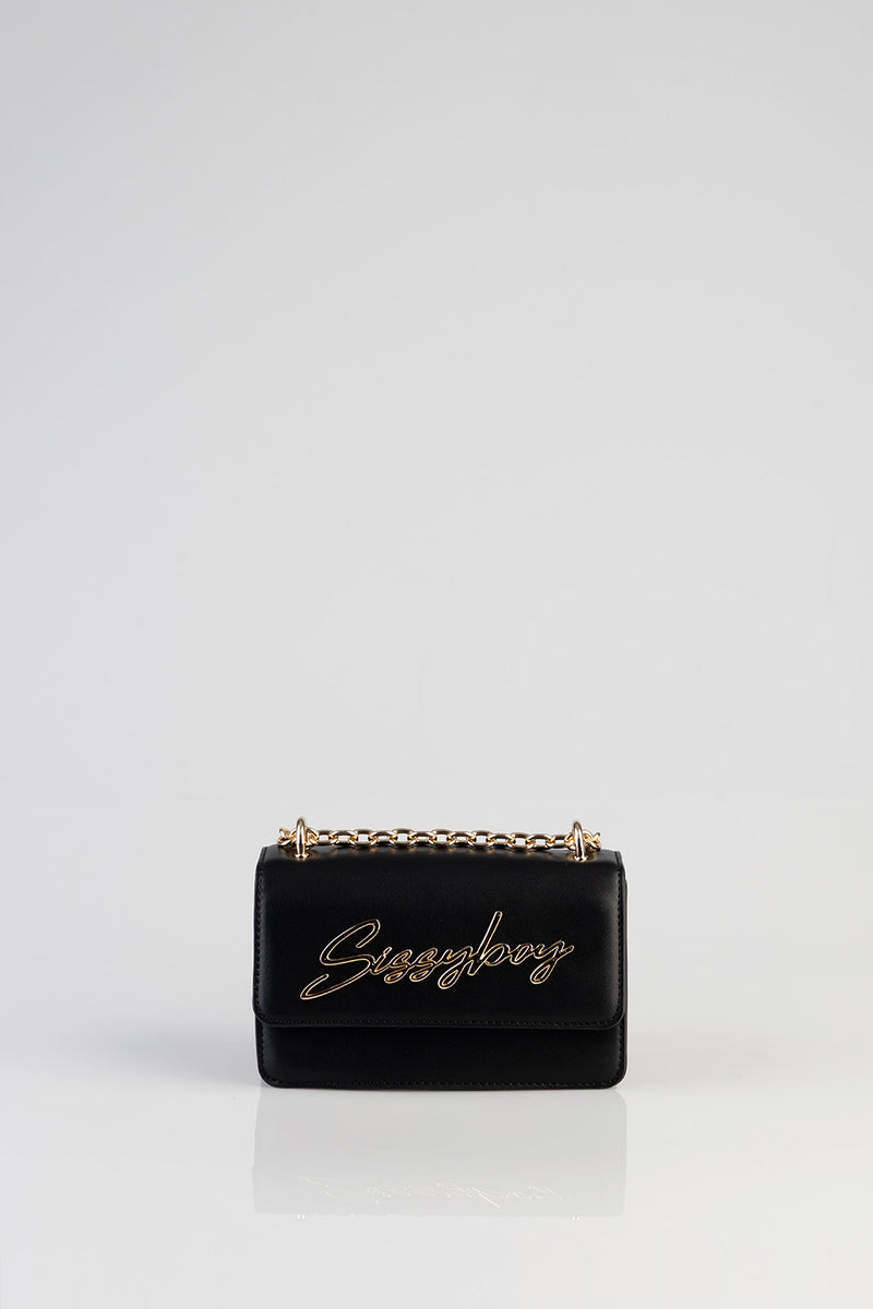 Structured Crossbody Bag - Black