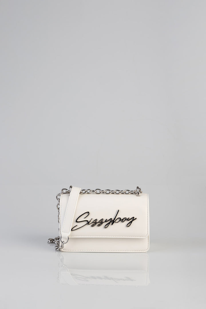 Structured Crossbody Bag - White
