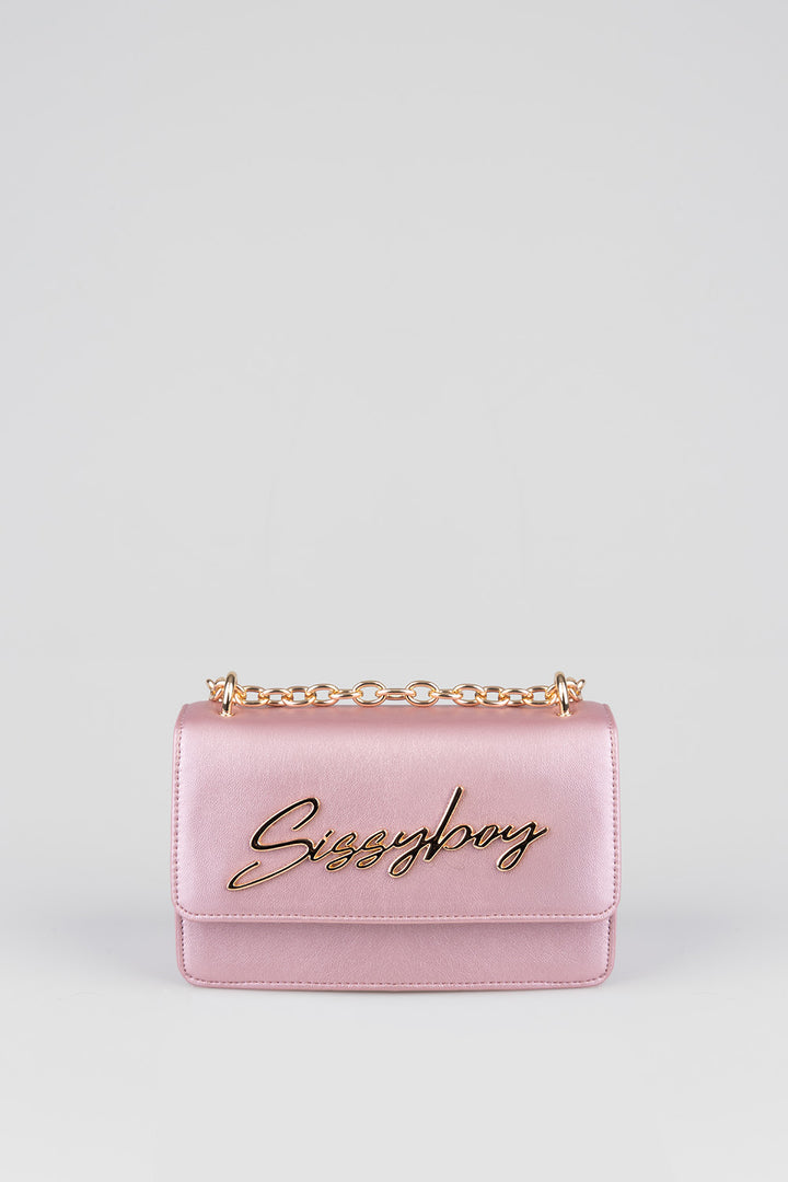 Structured Crossbody Bag - Pink