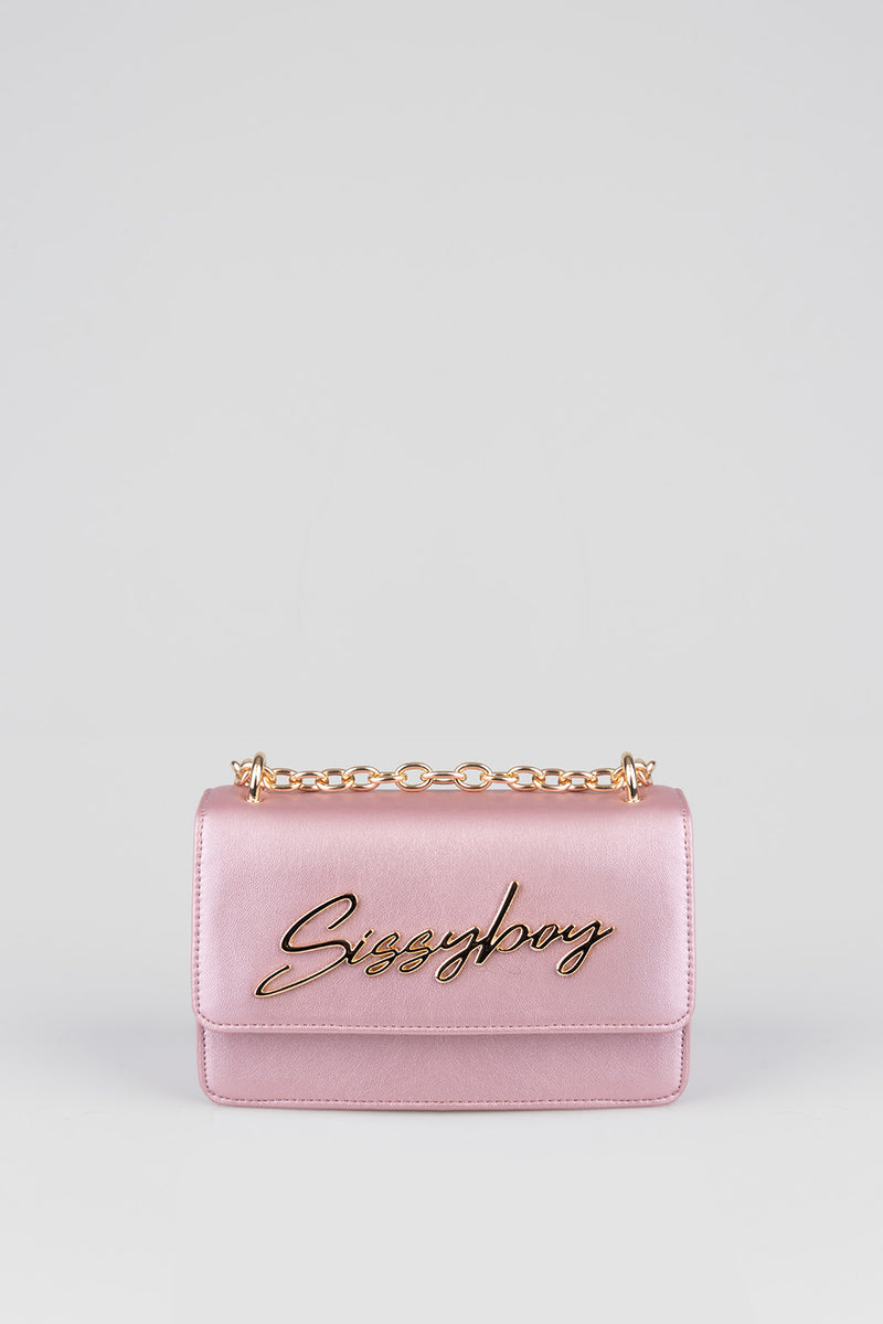 Structured Crossbody Bag - Pink