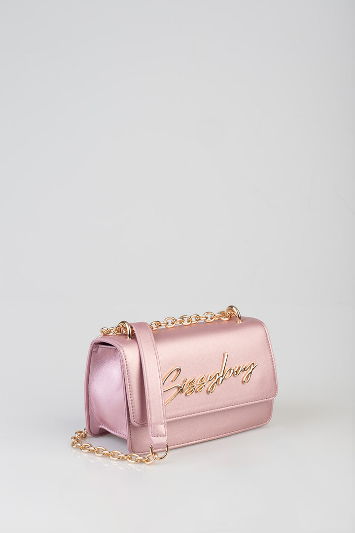 Structured Crossbody Bag - Pink