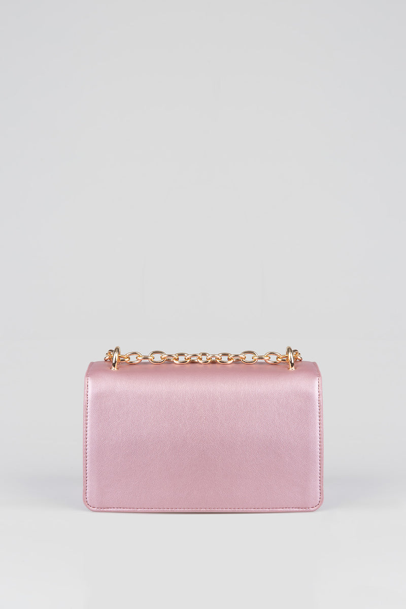 Structured Crossbody Bag - Pink