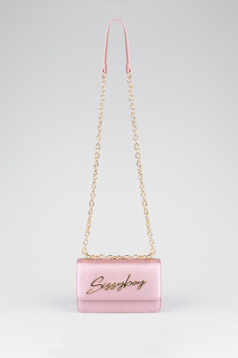 Structured Crossbody Bag - Pink