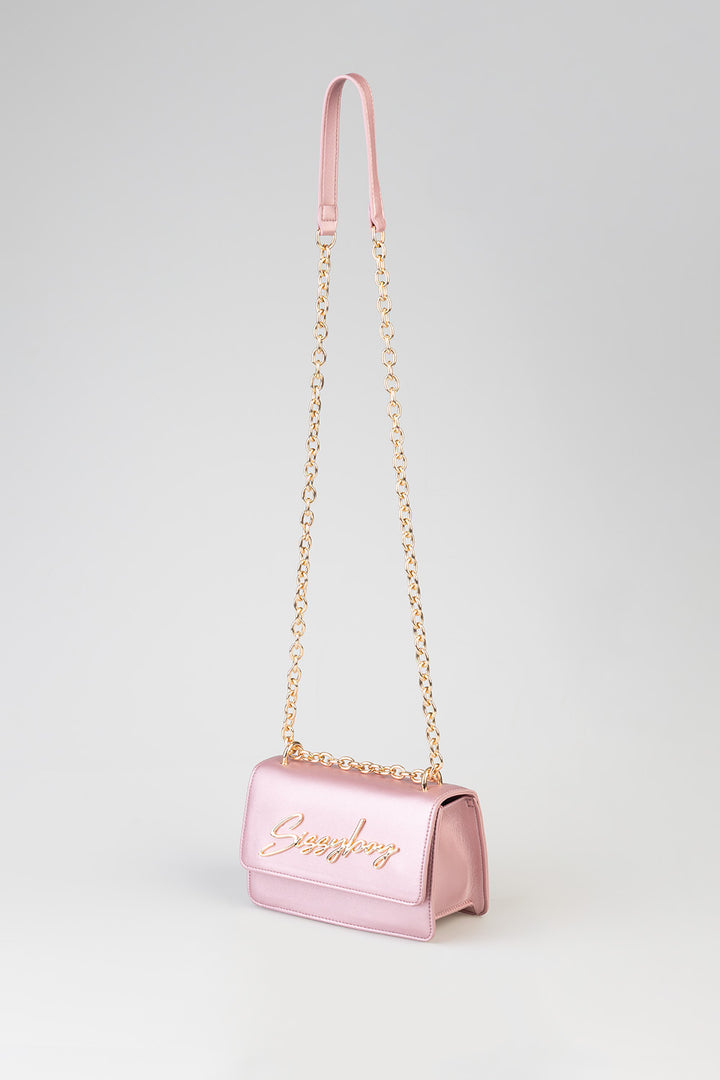 Structured Crossbody Bag - Pink