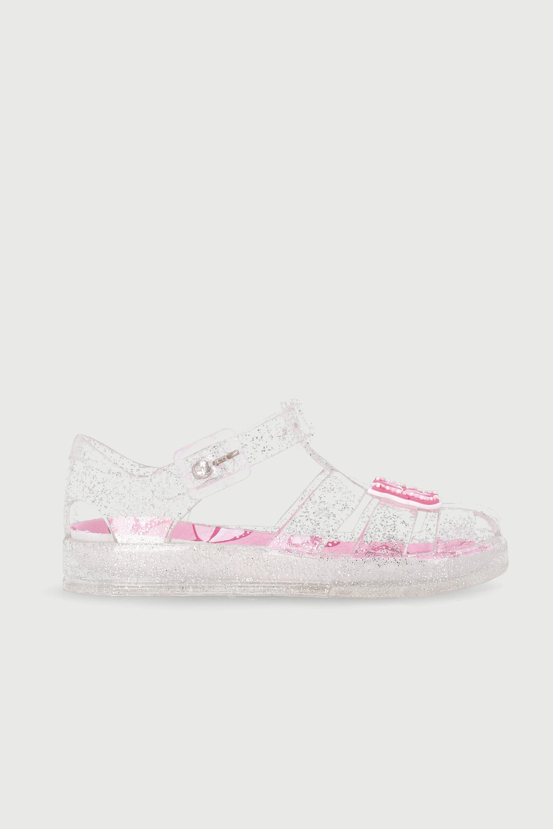 Pre-Girls Butterfly Jelly Sandal - Pink