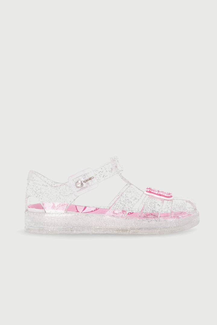 Pre-Girls Butterfly Jelly Sandal - Pink