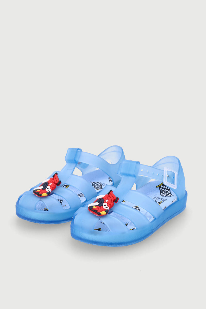 Pre-Boys Racer Jelly Sandal - Blue