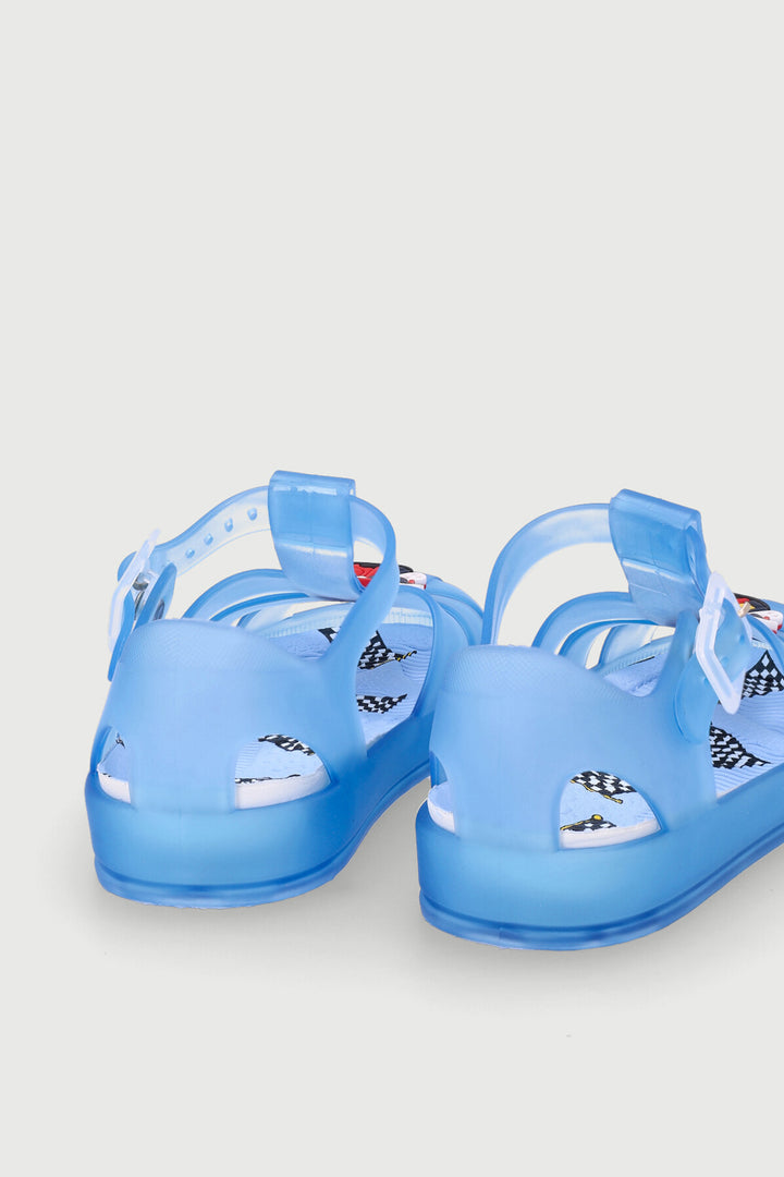 Pre-Boys Racer Jelly Sandal - Blue
