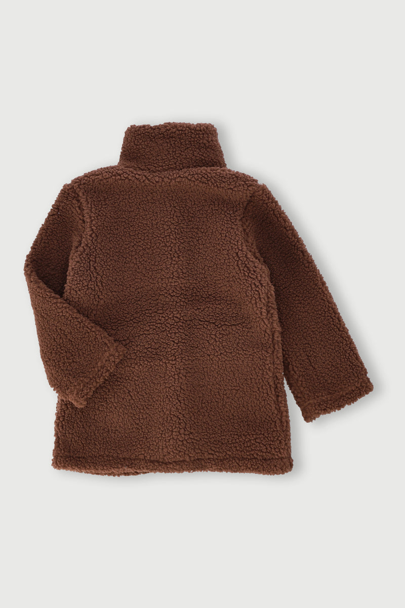 Pre-Girls Teddy Coat - Brown