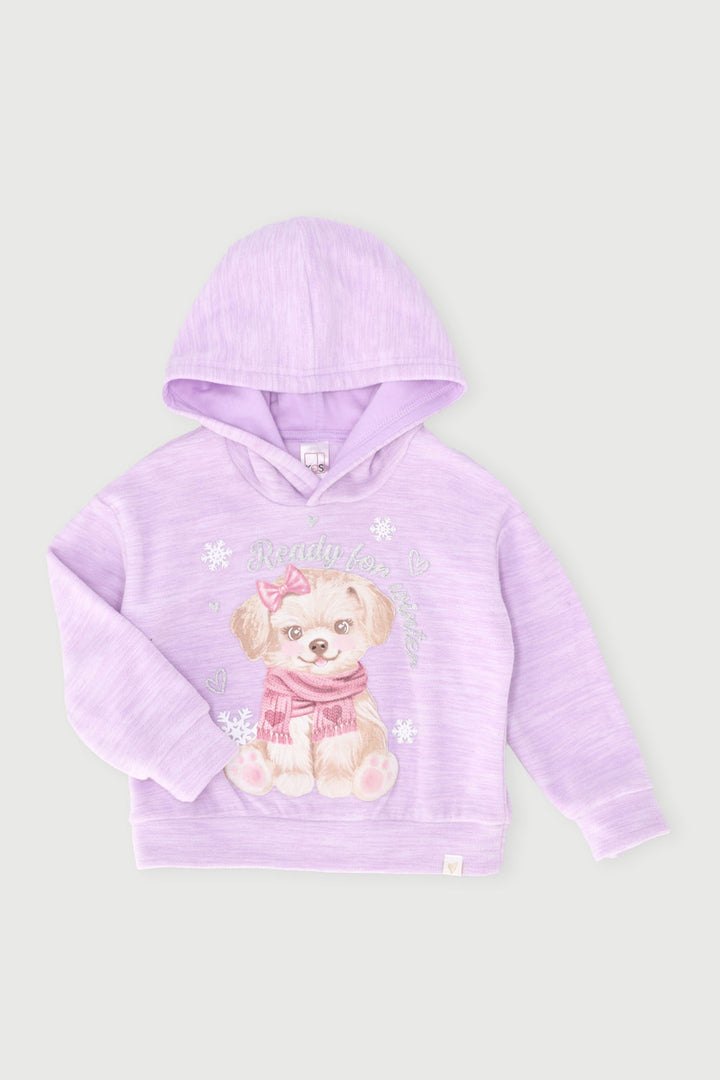 Pre-Girls Microfleece Tracktop - Lilac