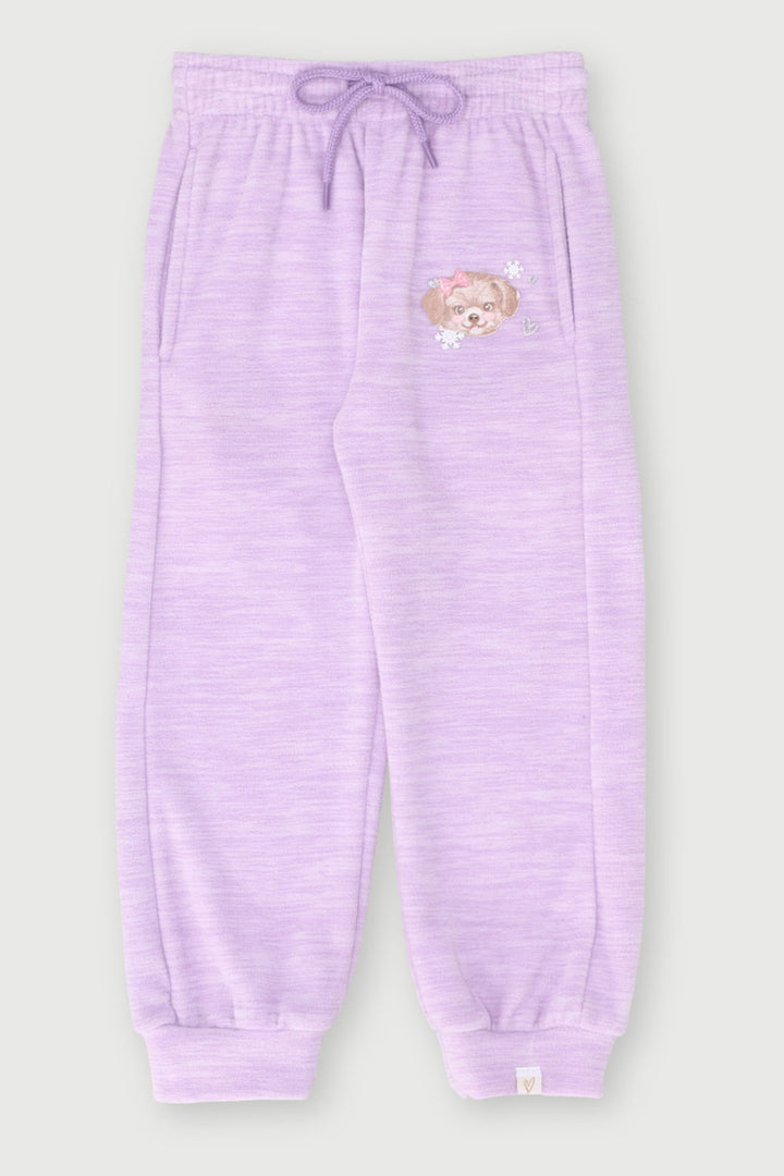 Pre-Girls Microfleece Jogger - Lilac