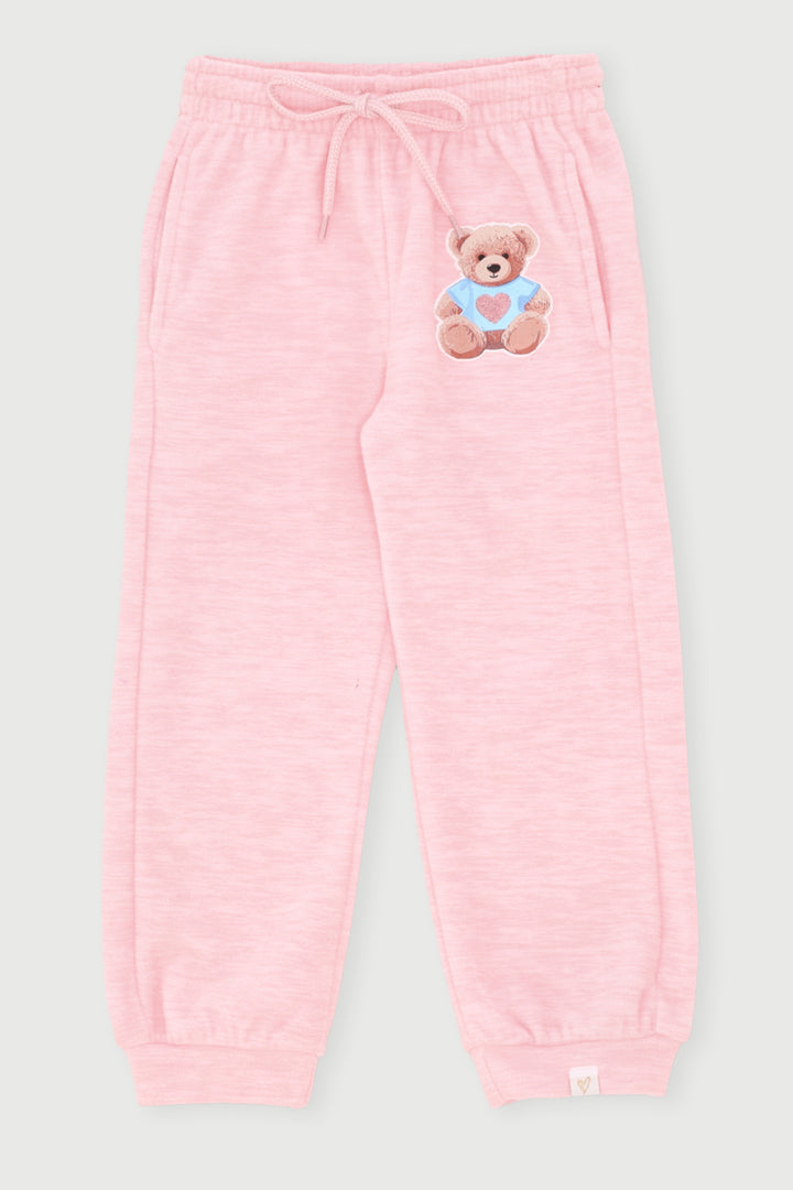 Pre- Girls Microfleece Jogger - Pink