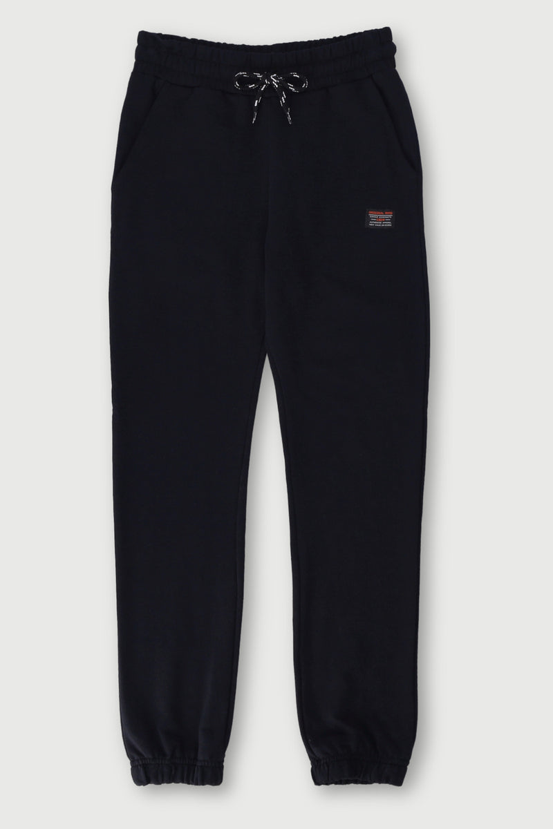 Boys Unbrushed Fleece Jogger - Black