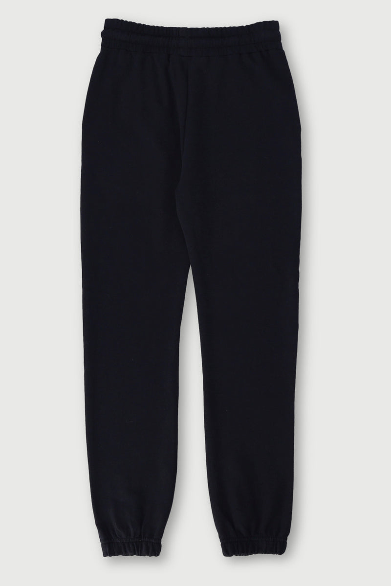 Boys Unbrushed Fleece Jogger - Black