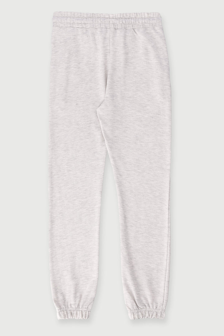 Boys Unbrushed Fleece Jogger - Natural