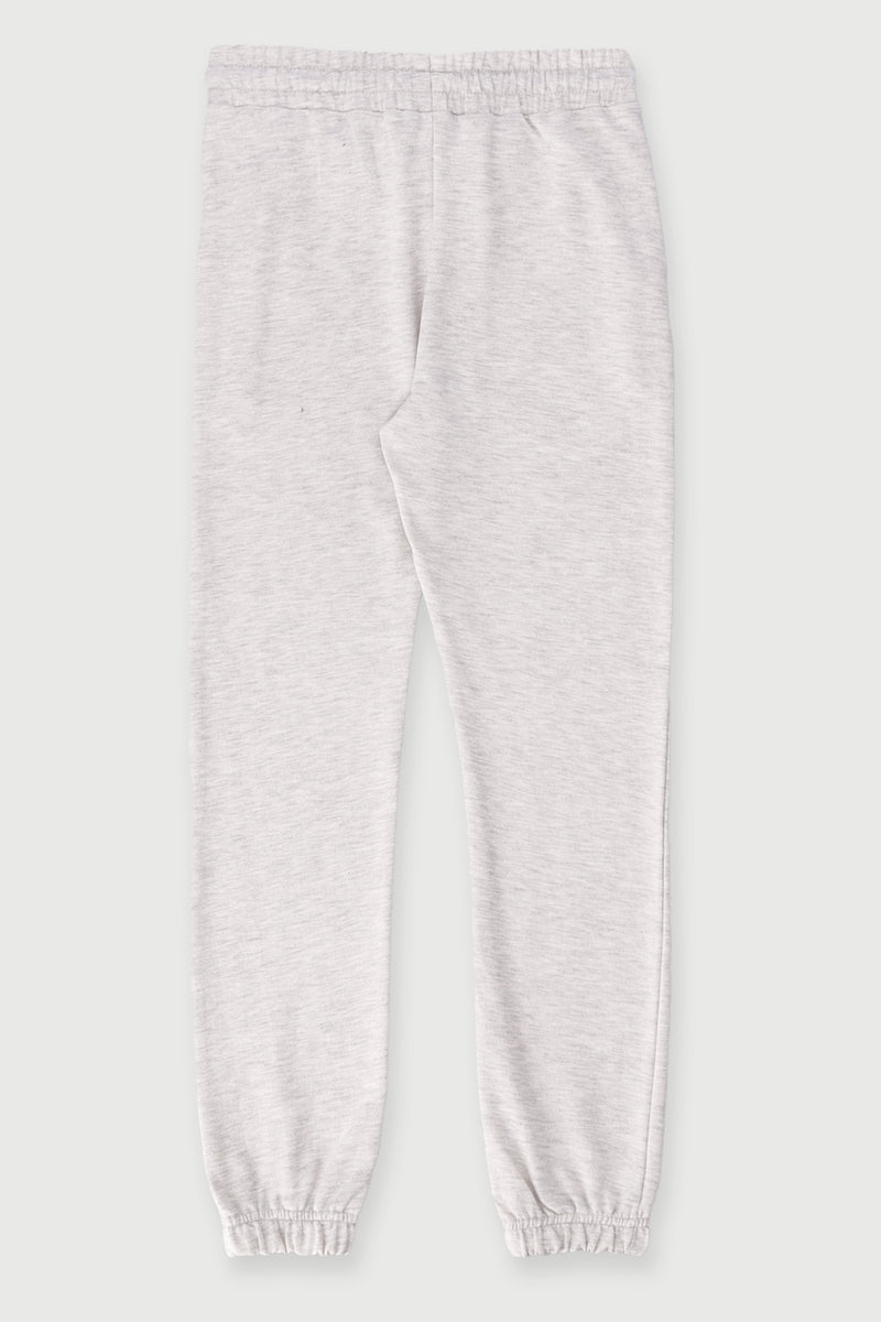 Boys Unbrushed Fleece Jogger - Natural