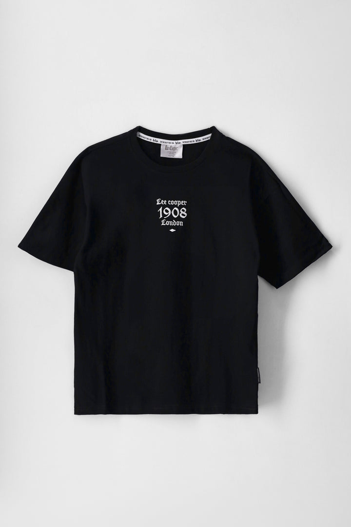 Boys Alois Oversized T-Shirt - Black