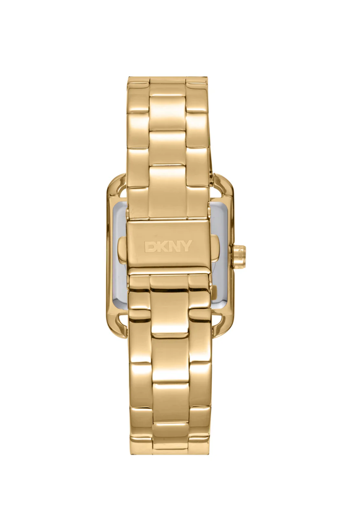 Iconic Square Gold Case & Silver Dial With Gold Bracelet Watch