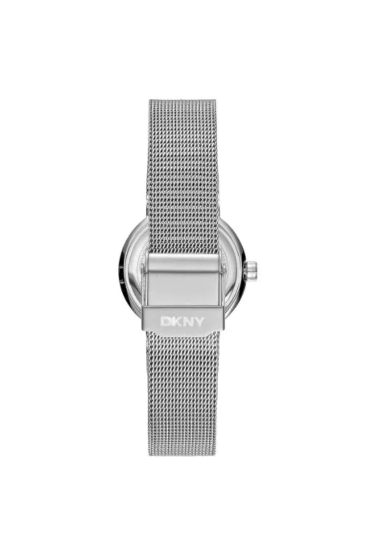 Everyday Stainless Steel Case Silver Dial Mesh Watch