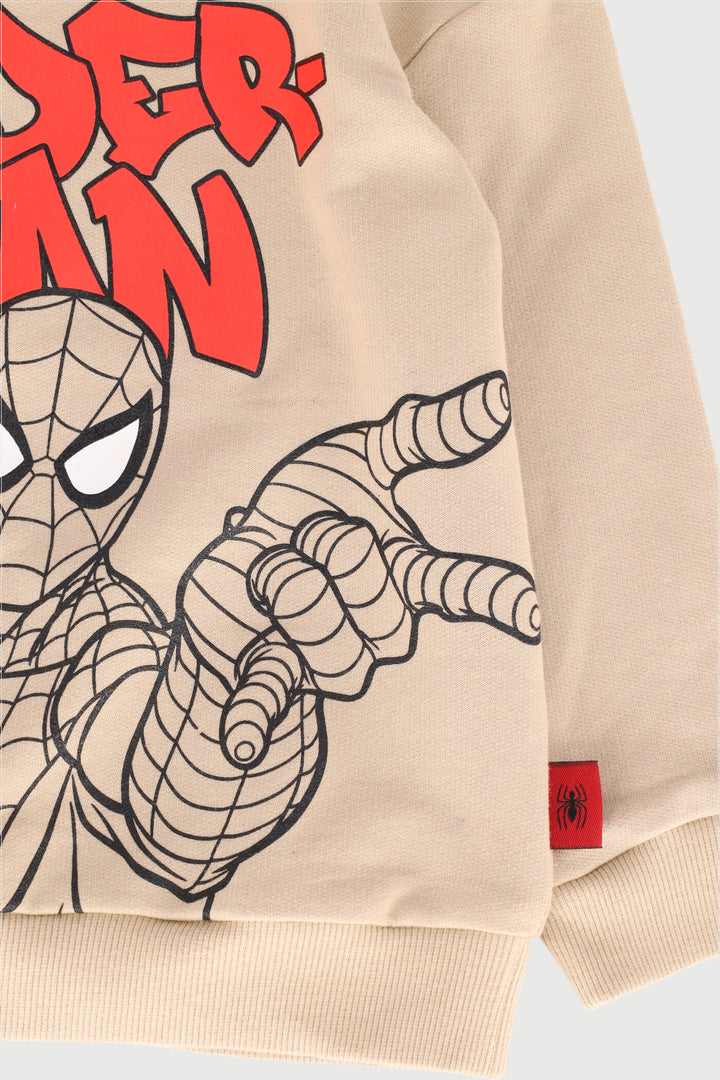 Pre-Boys Glow in the Dark Crew Sweater - Stone