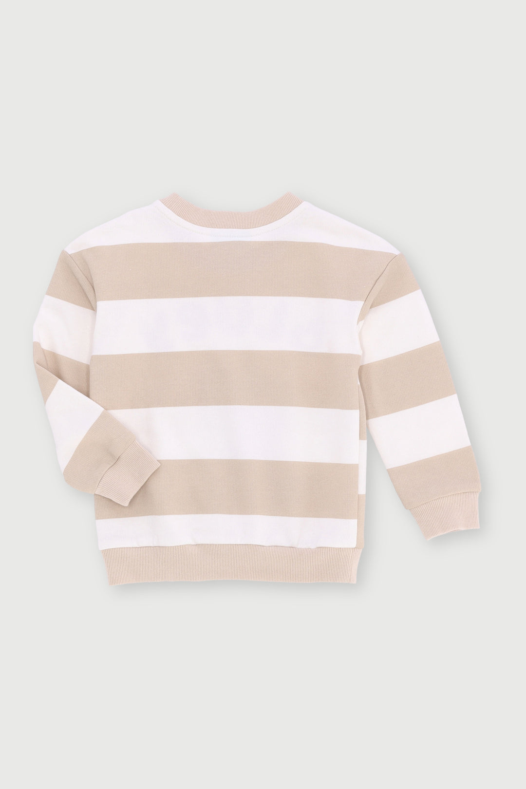 Pre-Boys Bluey Striped Crew Top - Stone