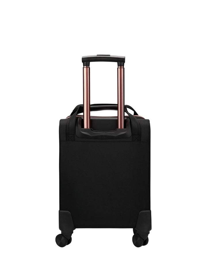 Zoe 15.6"Laptop Business Trolley Case - Black