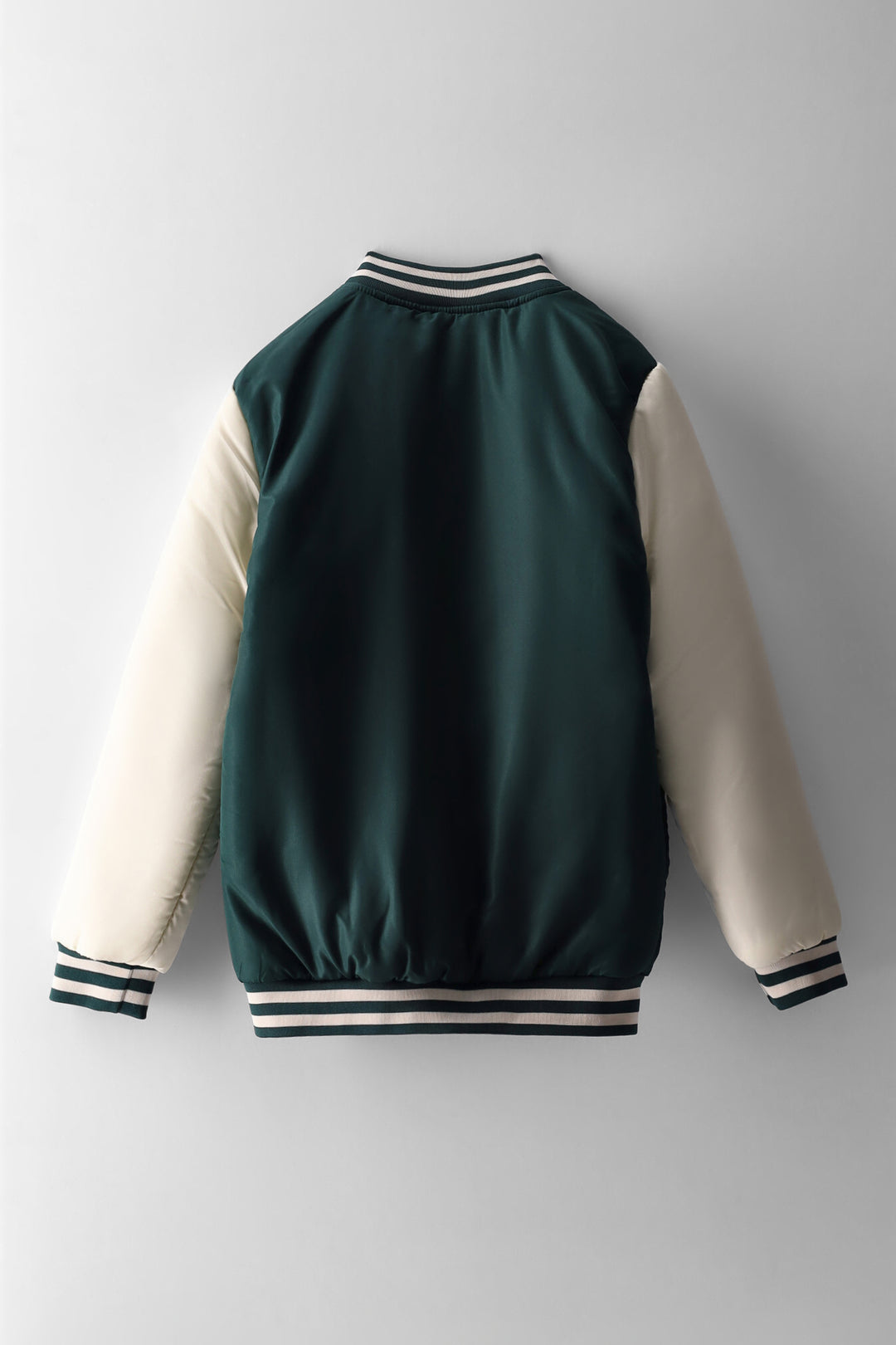 Boys Baseball Bomber Jacket - Dark Green